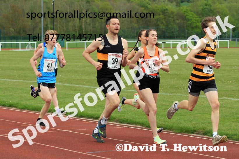 BMC 800 metres, Monday, May 9th, BMC Chester le Street, County Durham. Photo: David T. Hewitson/Sports for All Pics